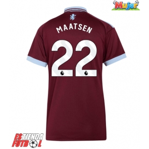 Aston Villa Ian Maatsen #22 Primera Equipación Mujer 2026-27 Manga Corta